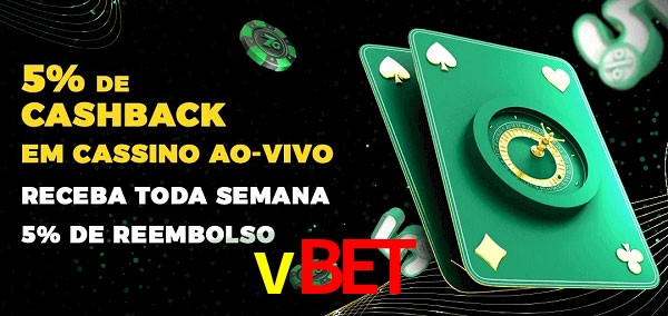 Promoções do cassino ao Vivo vbet